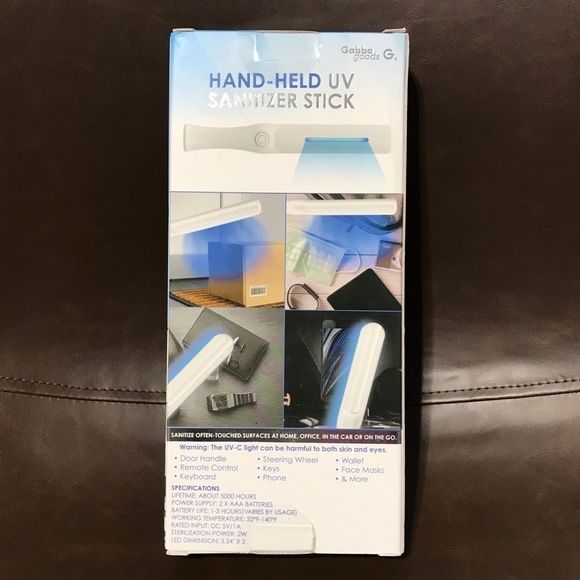 NEW hand-held uv sanitizer stick gabba goods - Picture 3 of 6